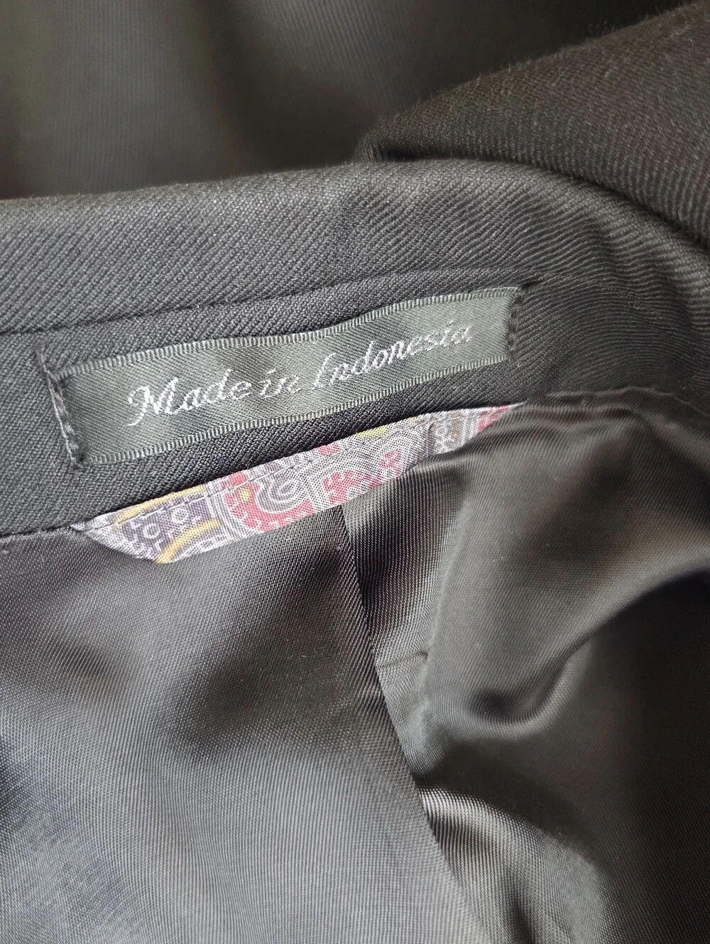 Lauren Ralph Lauren 46R 100% Wool Black Blazer Old Money Quiet Luxury Preppy